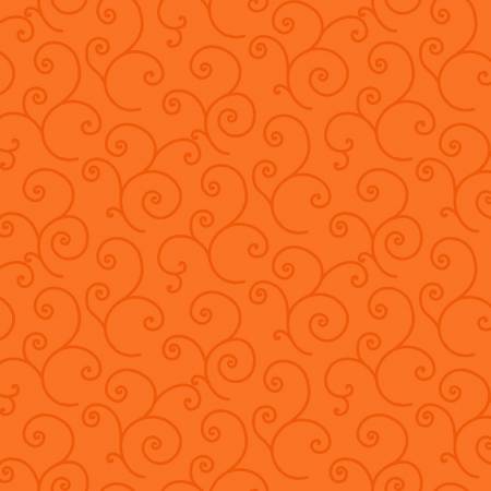 Kimberbell Orange Tonal Scroll Fabric MAS8243-O2