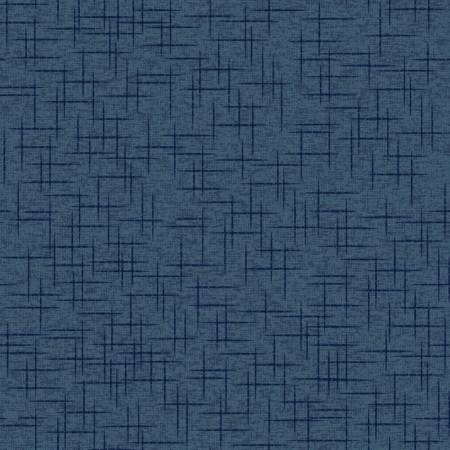 Kimberbell Navy Linen Texture MAS9399-N