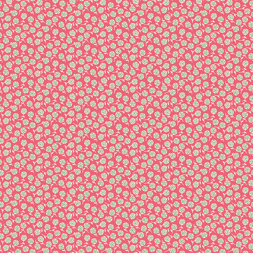 Lori Holt Bee Dots Erma Tea Rose Fabric C14177-TEAROSE