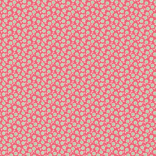 Lori Holt Bee Dots Erma Tea Rose Fabric C14177-TEAROSE