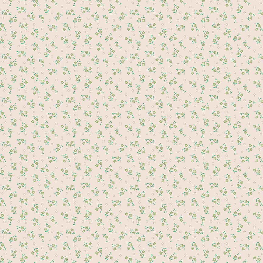 Lori Holt Mercantile Delightful Background Lettuce Fabric C14403-LETTUCE