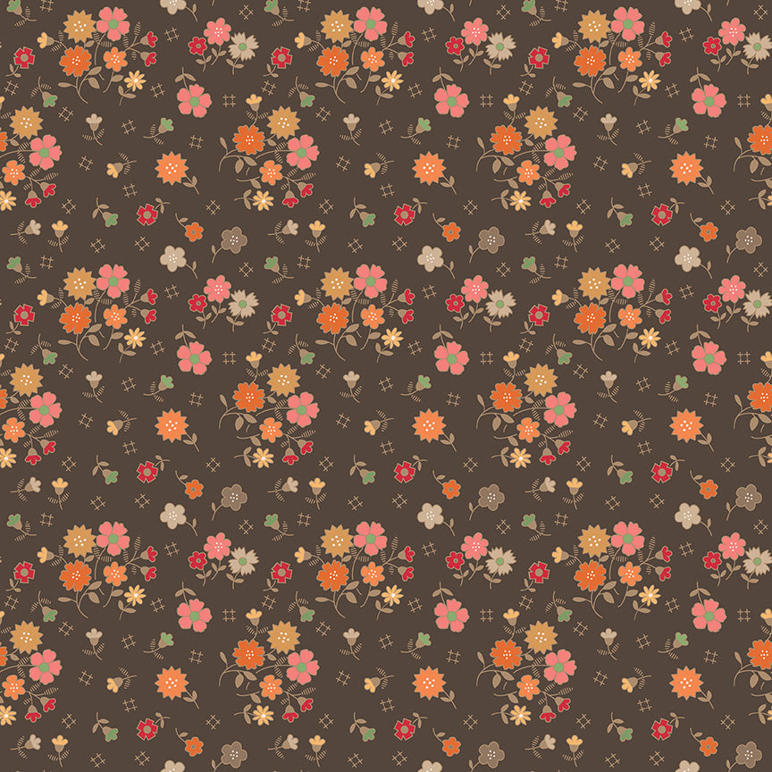 Lori Holt Autumn Raisin Fabric C14650-RAISIN