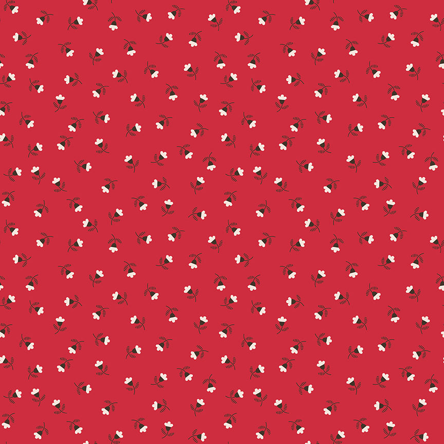 Lori Holt Autumn Riley Red Fabric C14654-RILEY RED