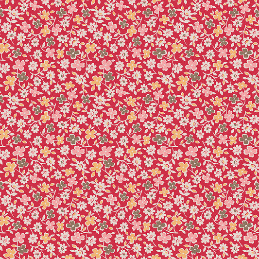 Lori Holt Autumn Riley Red Fabric C14659-RILEY RED