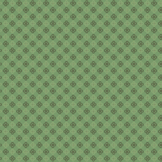 Lori Holt Autumn Basil Fabric C14668-BASIL