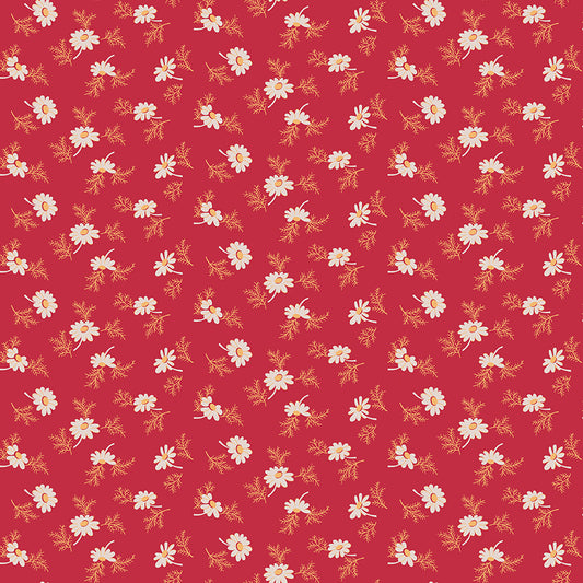 Lori Holt Home Town Holiday Fabric C14903-BERRY