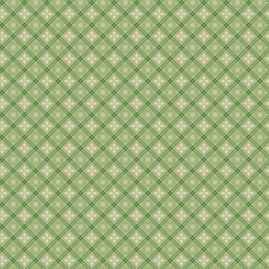 Lori Holt Home Town Holiday Fabric C14909-LETTUCE