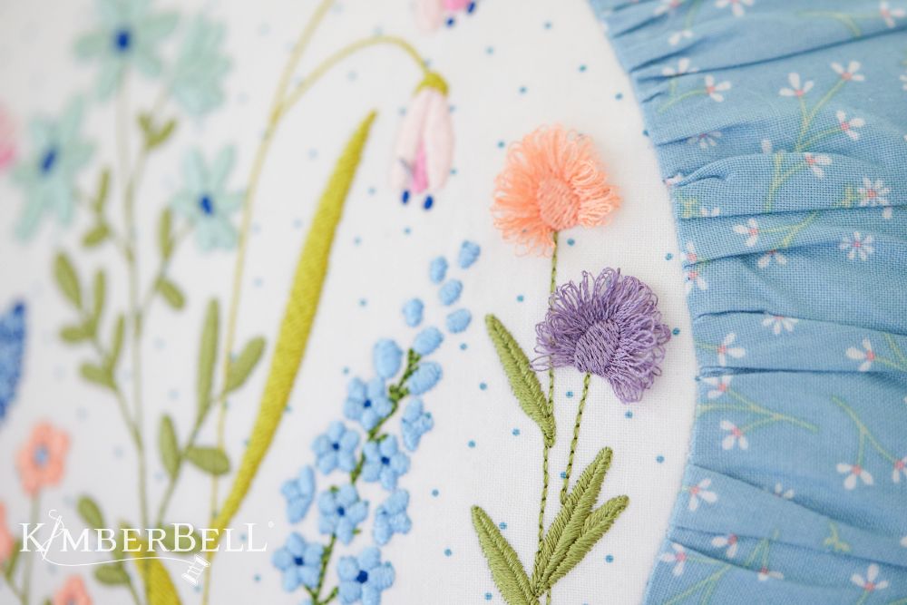 April 2023 - Fresh Flowers Design - Kimberbell Digital Dealer Exclusive -  Project for Machine Embroidery