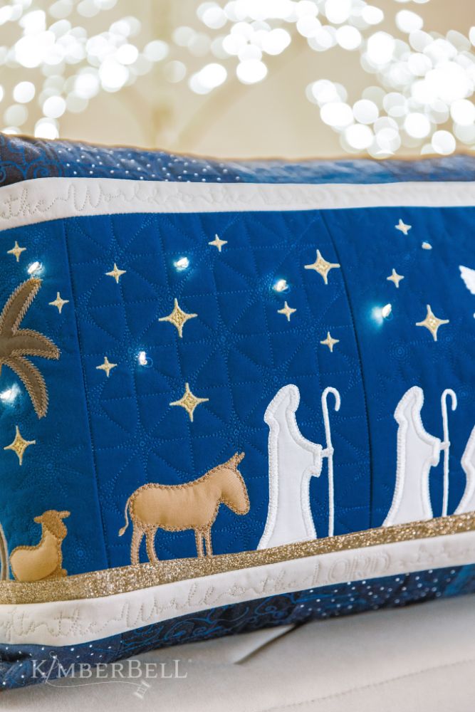 Kimberbell Nativity Bench Pillow Embroidery CD