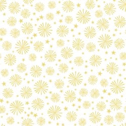 Kimberbell Celebration Sparklers Metallic Fabric MASM9201-W