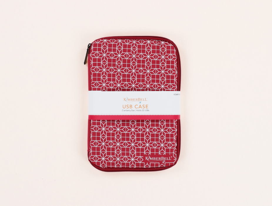 Kimberbell USB Case, Cranberry Star